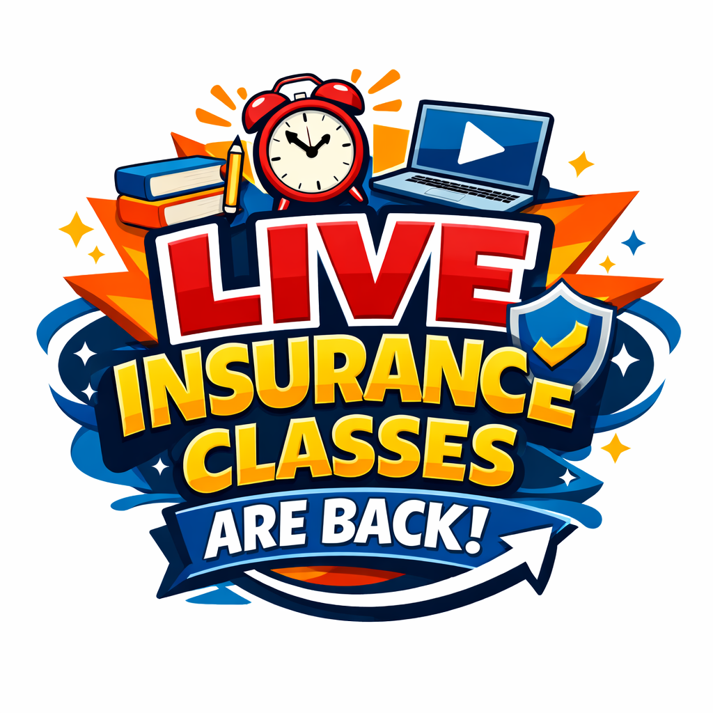 Live Insurance Classes are Back